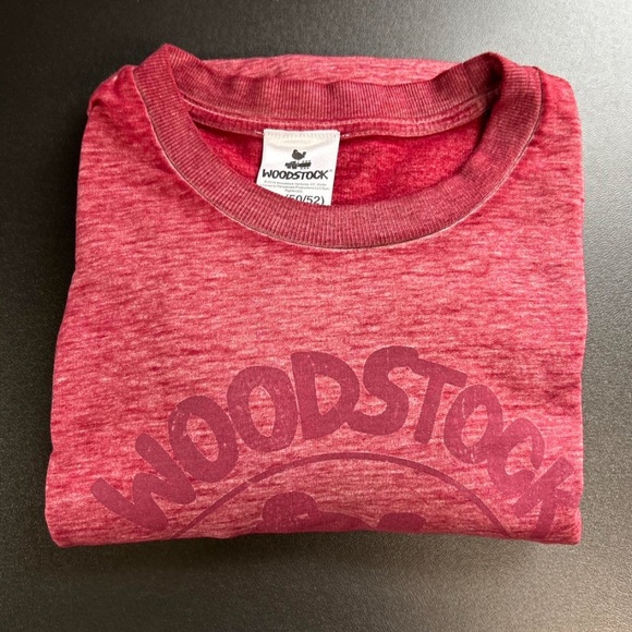 Woodstock Adult 2X Sweatshirt Factory Distressed Music Festival Grunge Cyberpunk - Picture 6 of 10